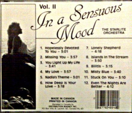 Starlite Orchestra/In A Sensuous Mood Vol 2